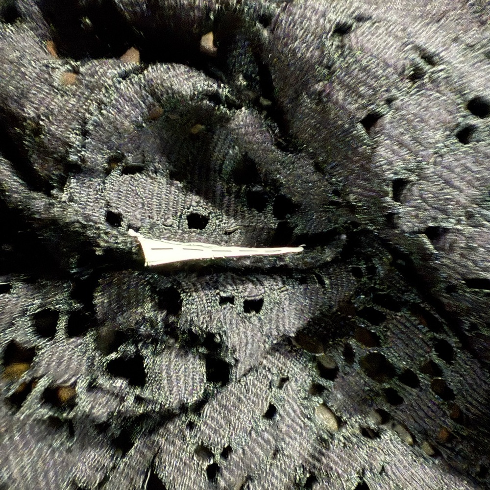 Zara Black Lace Sleeveless Top Size L - Picture 12 of 12
